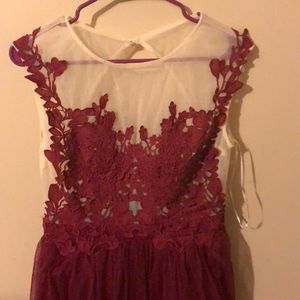 Red prom/formal dress